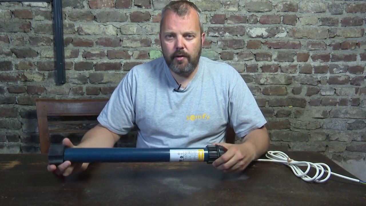 Как снять заводную головку и привод с трубчатого двигателя Somfy