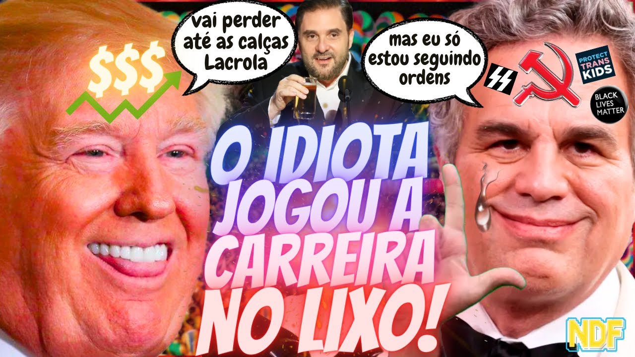 🚨DESESPERADO🚨 TRUMP IRÁ ARRANCAR MILHÕES DE MARK RUFFALO POR CALUNIA!