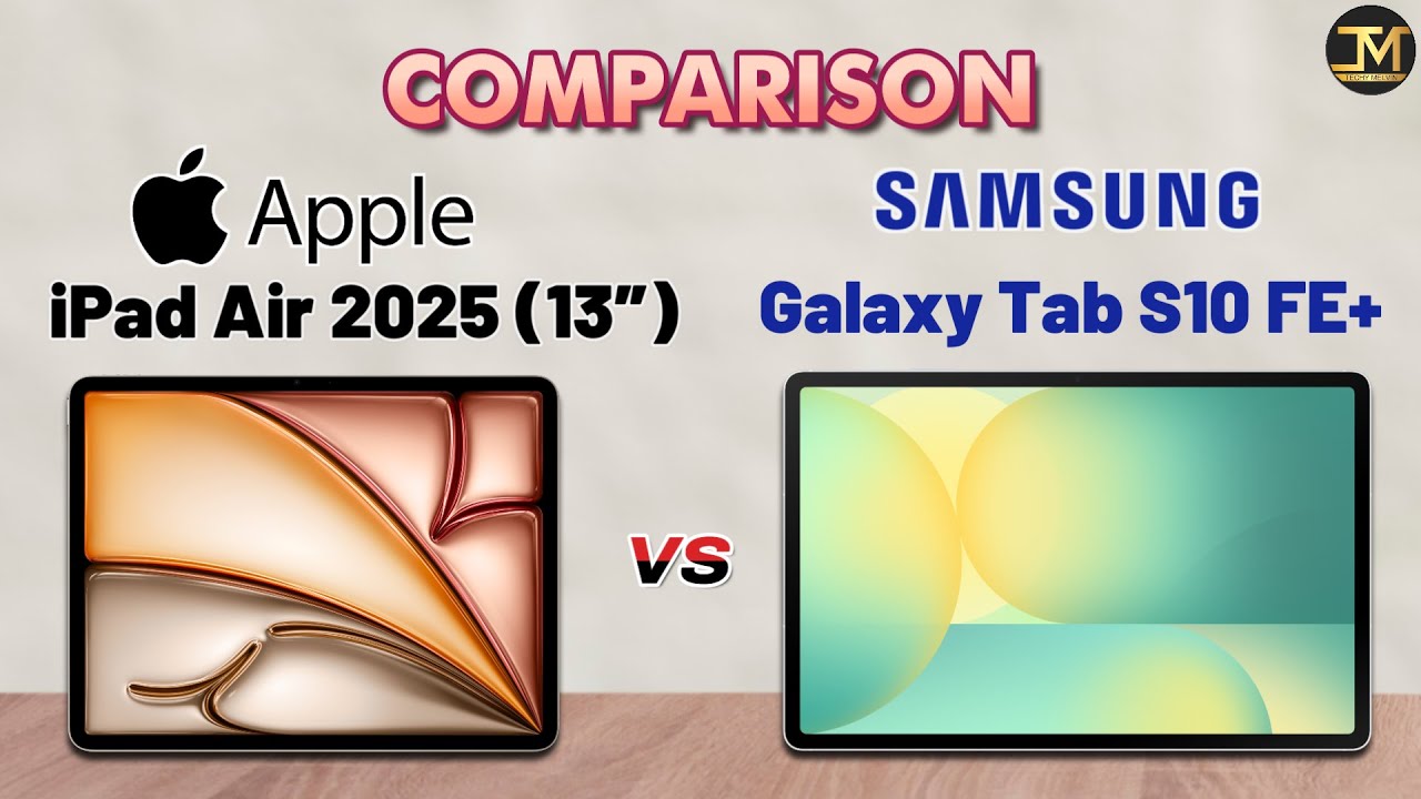 Samsung Galaxy Tab S10 FE Plus vs Apple iPad Air 2025 : Best Tablet For You❓😮