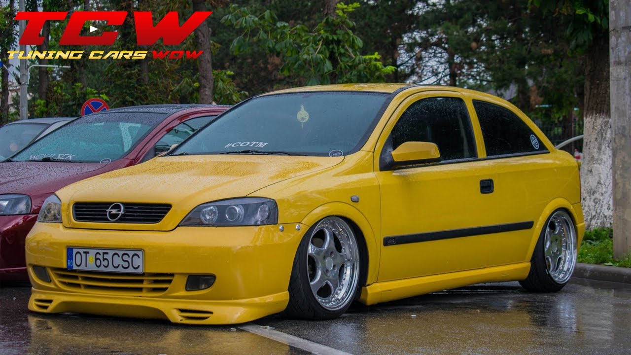 Opel Astra G Bagged on Porsche Rims Tuning Project by Augustin