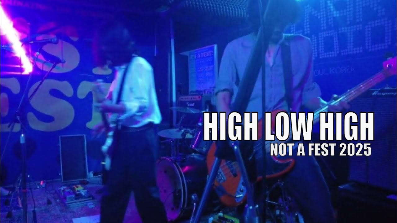 Korean Punk Band LOWHIGHLOW Live at Not A Fest 2025 &ndash; Full High-Energy Performance