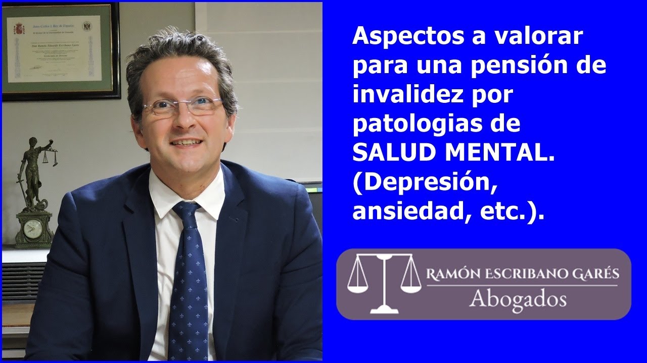 Aspectos a valorar para una pensión de invalidez por depresión.