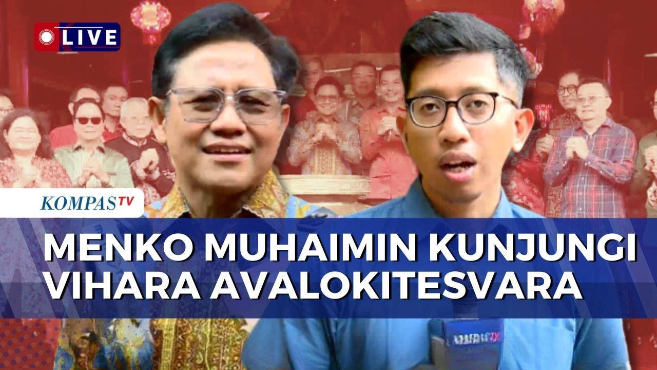Cak Imin Kunjungi Vihara Avalokitesvara di Jakbar, Pastikan Perayaan Imlek 2026 Berlangsung Aman
