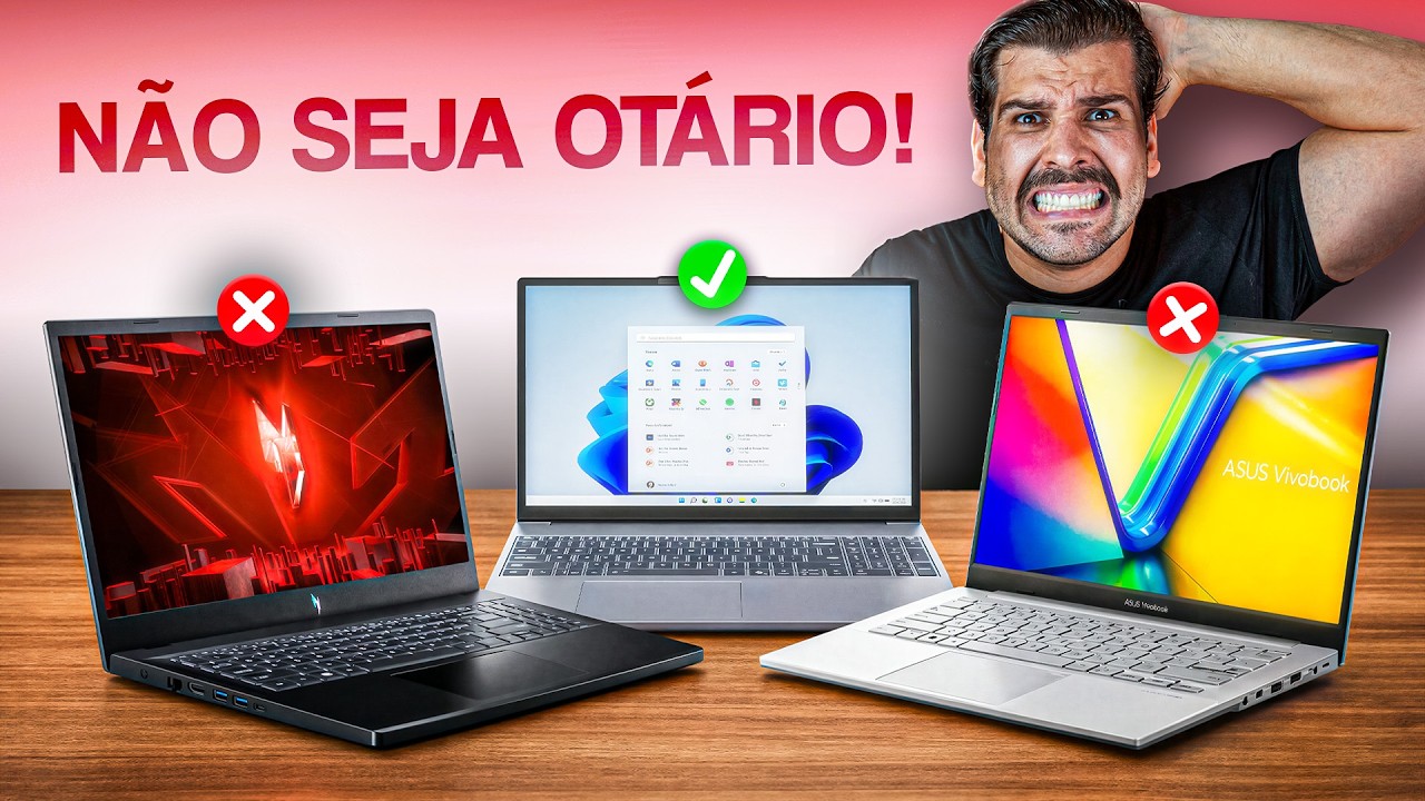 TOP 5 Notebooks para Comprar SEM MEDO de ERRAR em 2026 (BOM e BARATO!)