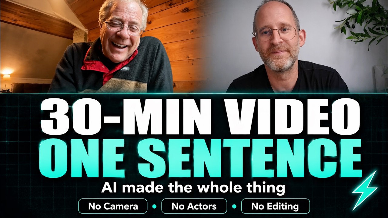 Искусственный интеллект создал 30-минутное видео из одного предложения.