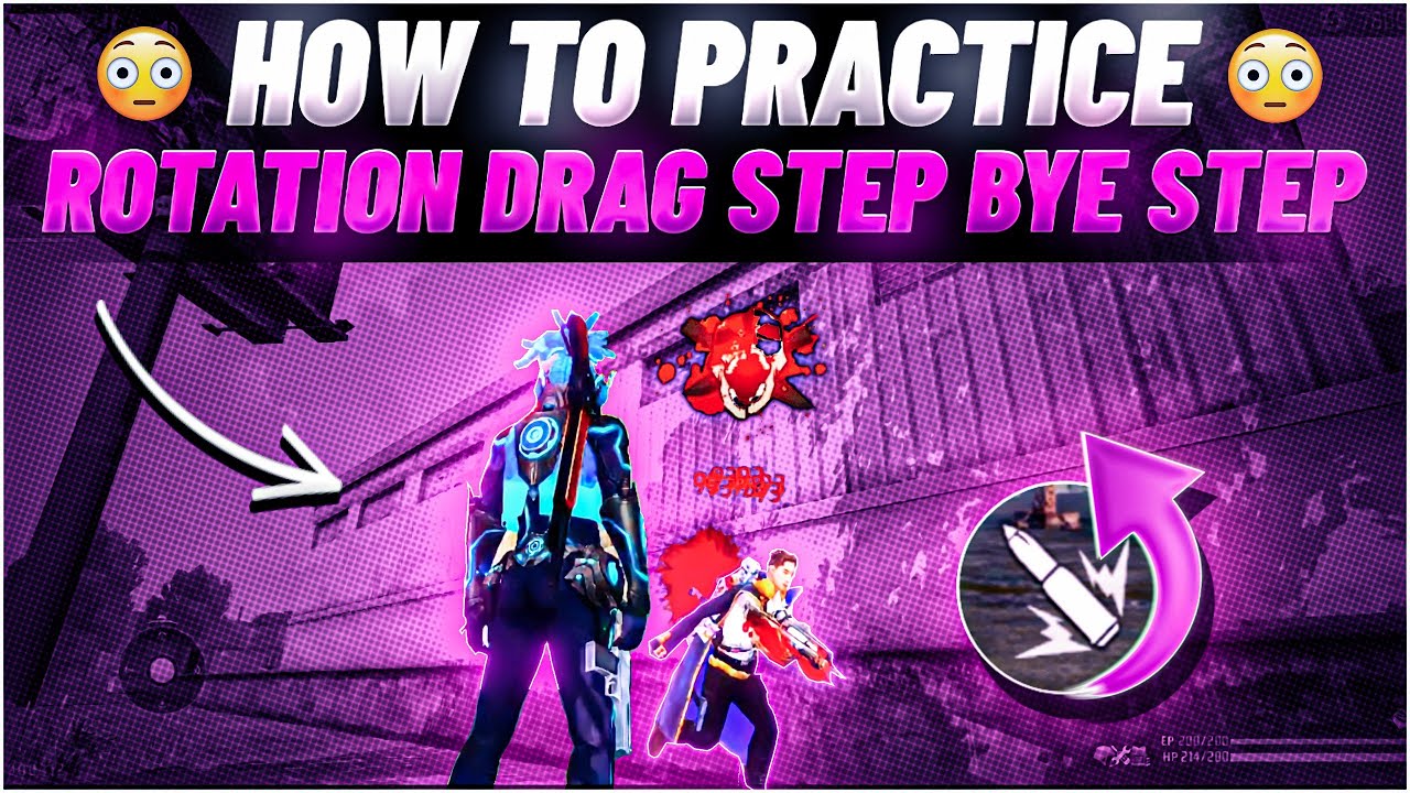 ROTATION DRAG KI PRACTICE KAISE KRE ? ROTATION DRAG TIPS AND  TRICKS |