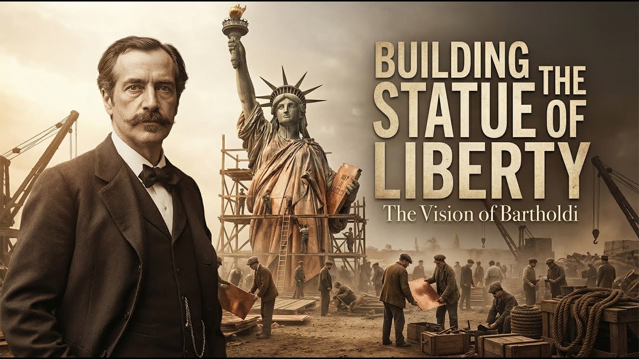 How the Statue of Liberty Was Built (1886) | Silent Construction Documentary