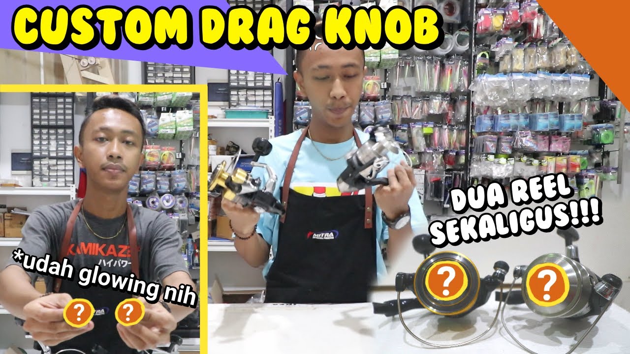 Drag Knob Hilang/Rusak? | Gak Perlu Bingung!!!....custom drag knob reel socorro sw10000 & alivio