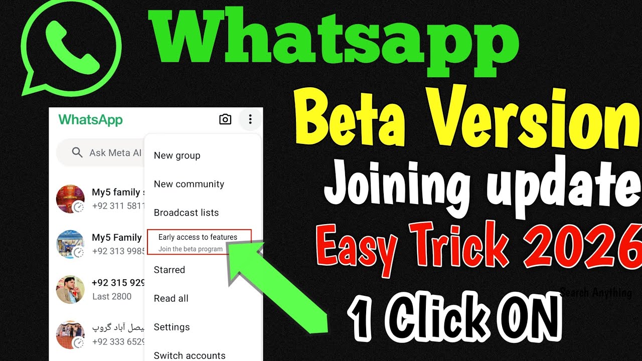 WhatsApp New Update Beta Version | Early Access to New Features 2026 |@Androidjankari 