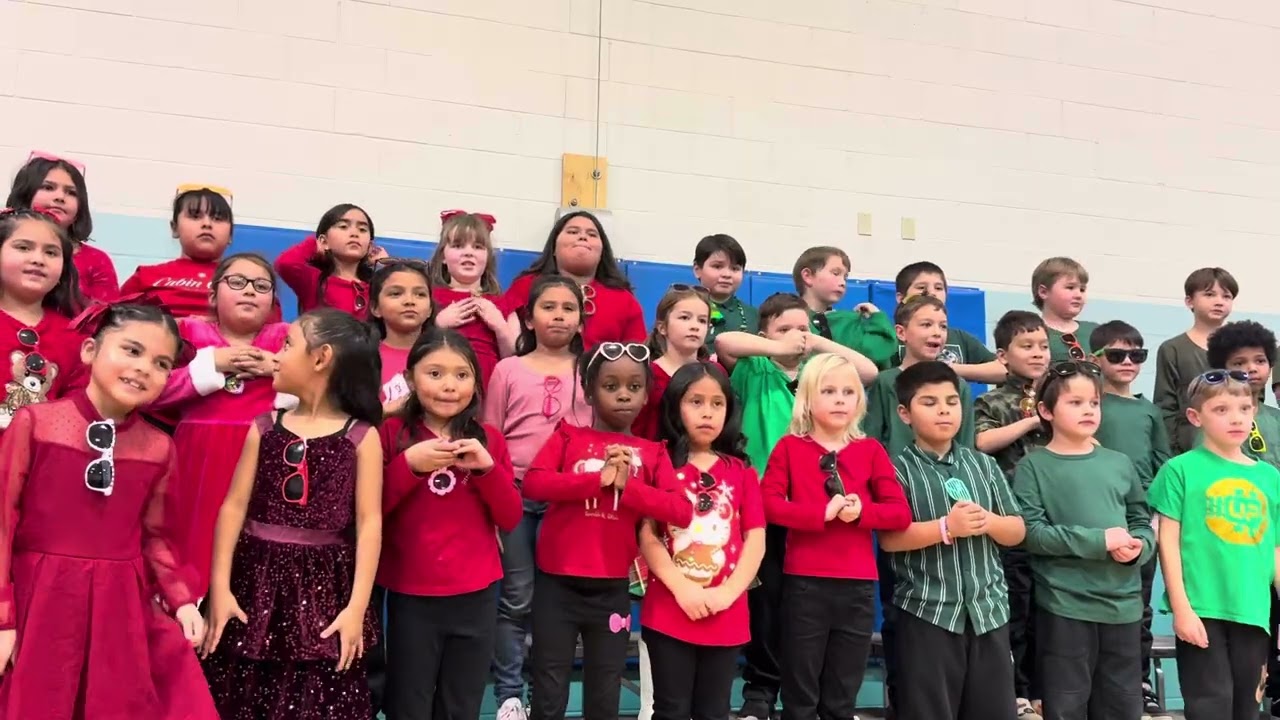 Gilbert elementary school -winter concert 2025 - 2nd grade 