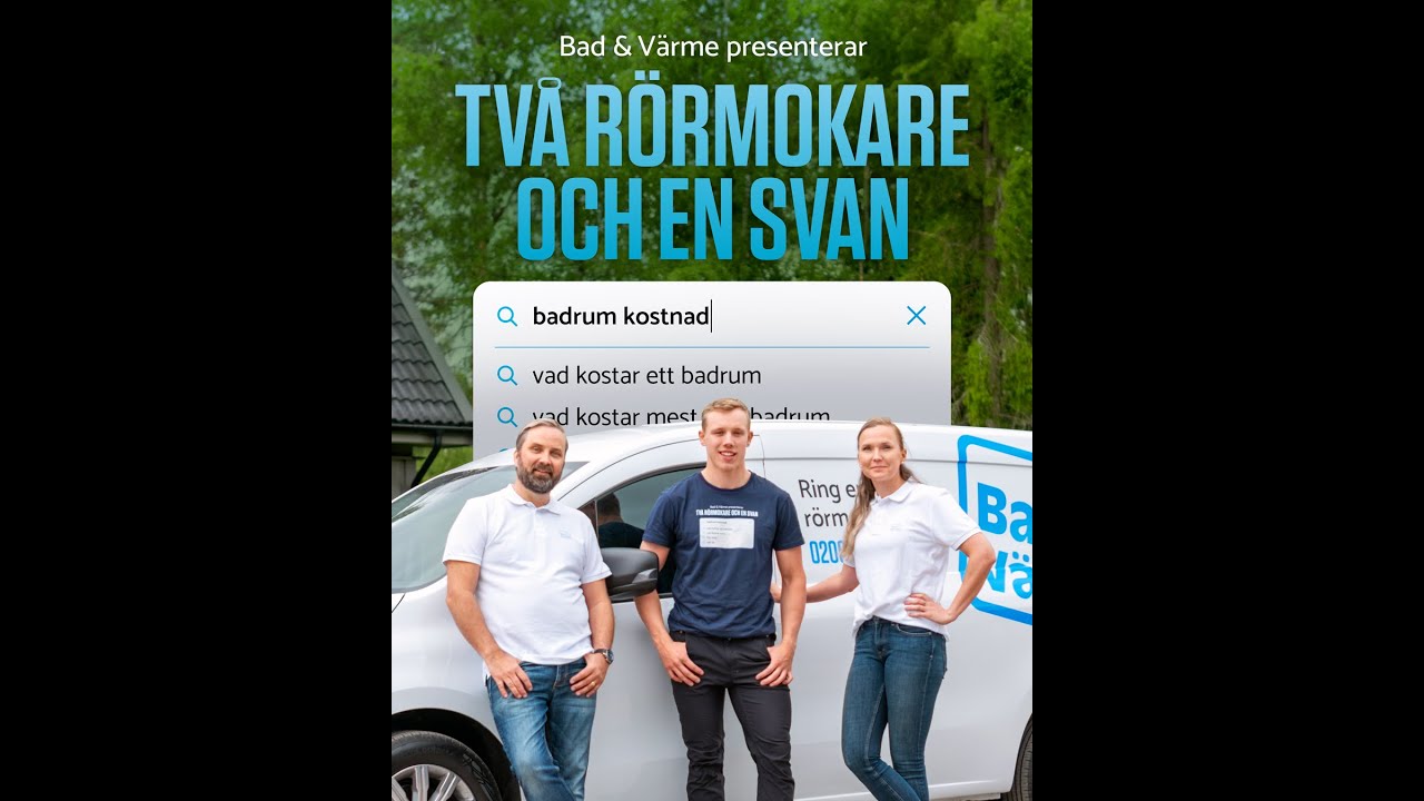 Tv&aring; r&ouml;rmokare och en Svan: Vad kostar ett badrum?
