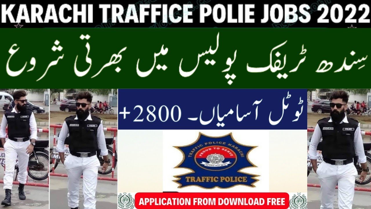 Sindh Police Constable Jobs in Traffic Police Karachi 2022