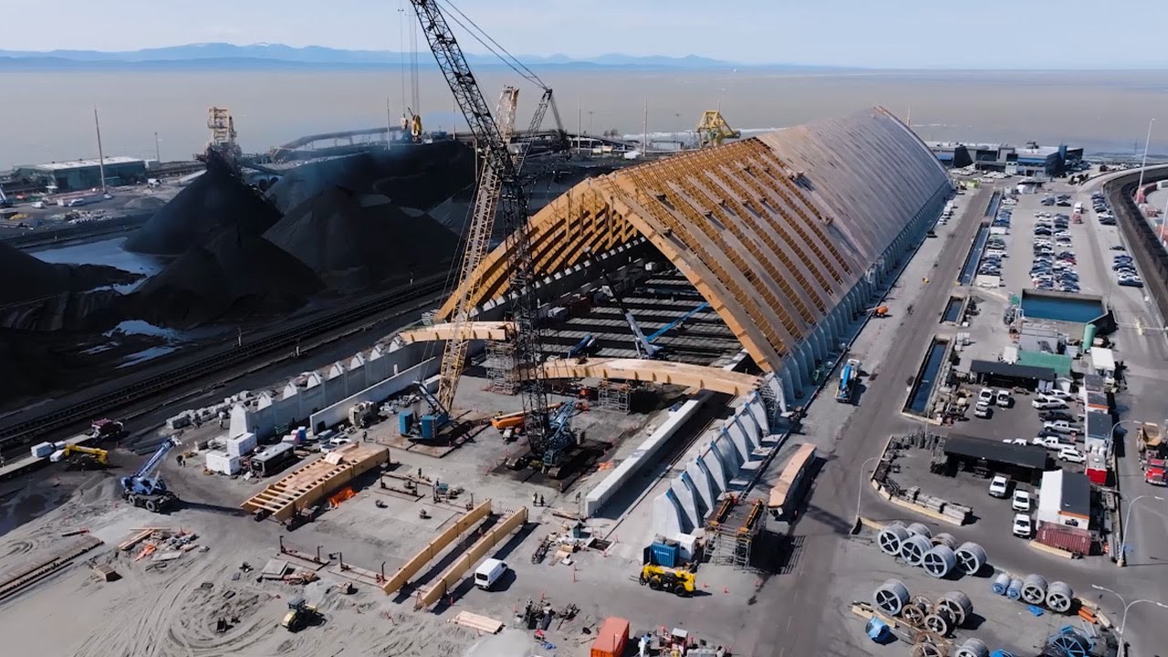 Potash Storage Building, British Columbia, Canada - ULMA Construction [en]