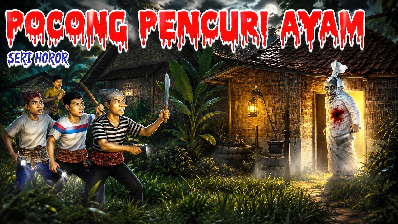 ANIMASI KARTUN HOROR | POCONG PENCURI AYAM #43