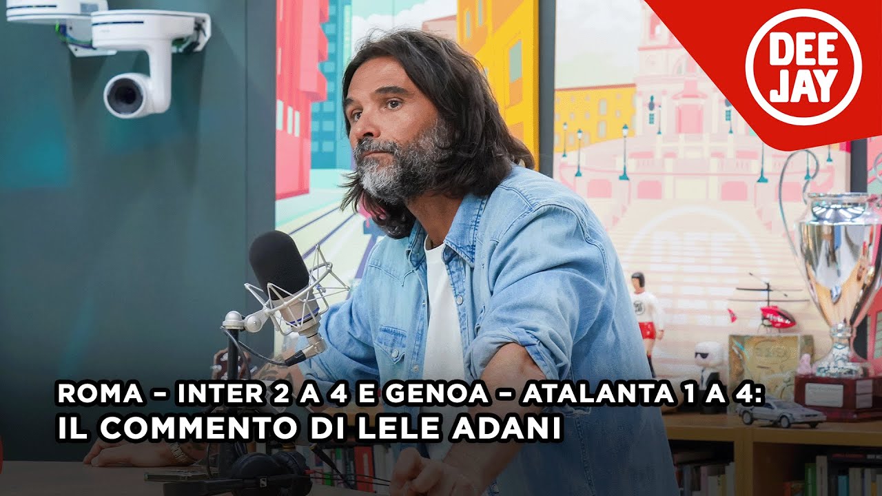Roma – Inter 2 a 4 e Genoa – Atalanta 1 a 4: il commento di Adani alla 24ª giornata di Serie A