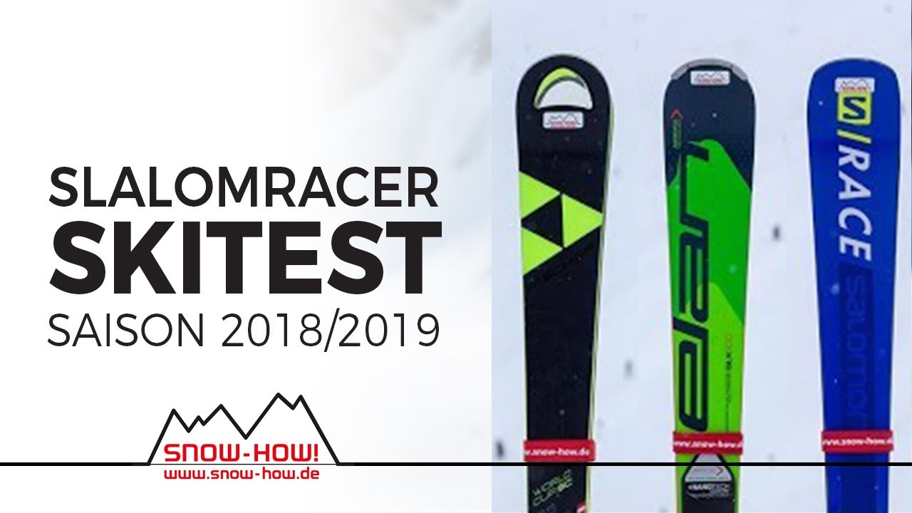 SKITEST: SlalomRacer | Fischer RC4 WC SC - Elan SLX - Salomon S Race Rush