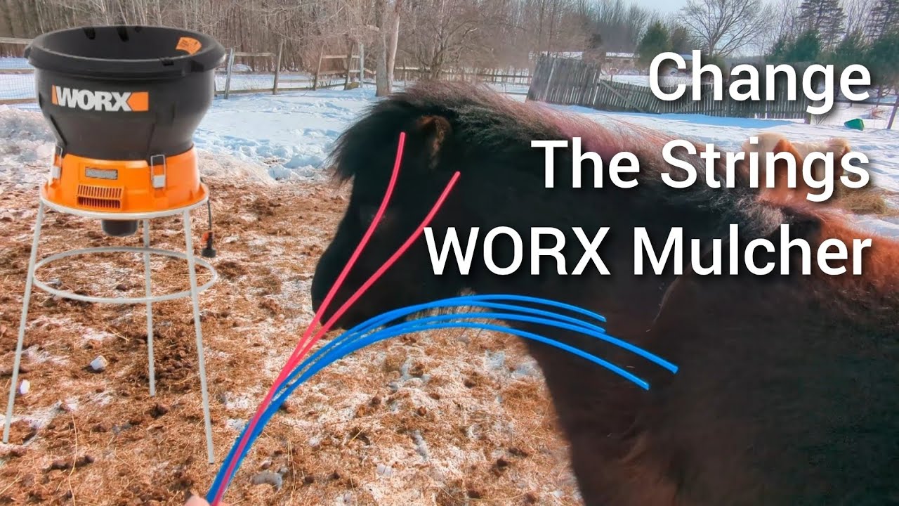 Changing the Strings on the Worx Mulcher