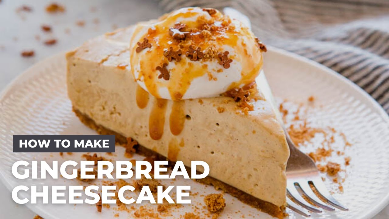 How to Make No Bake Gingerbread Cheesecake