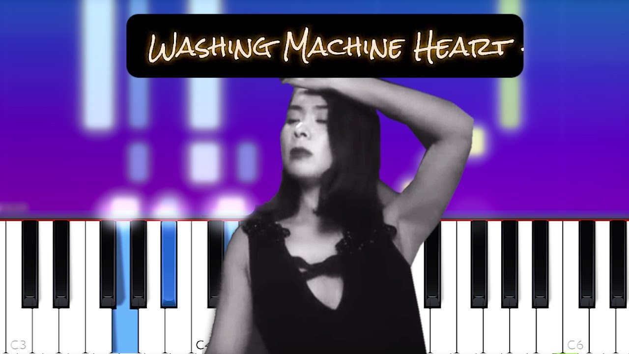 Mitski - Washing Machine Heart  (Piano tutorial)