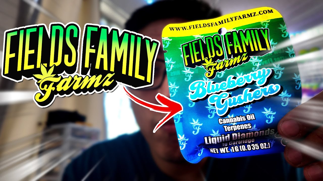 TERP TASTING ANOTHER LIQUID DIAMONDS CART! | Fields Family Farmz BlueBerry Gushers!