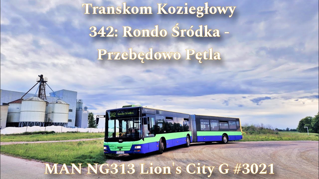 Transkom Koziegłowy - Linia 342, MAN NG313 Lion's City G #3021