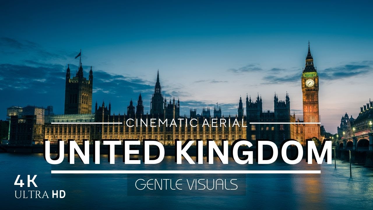 Discover Serene UK Landscapes in 4K UHD Drone Footage | Tranquil Aerial Views of British Countryside
