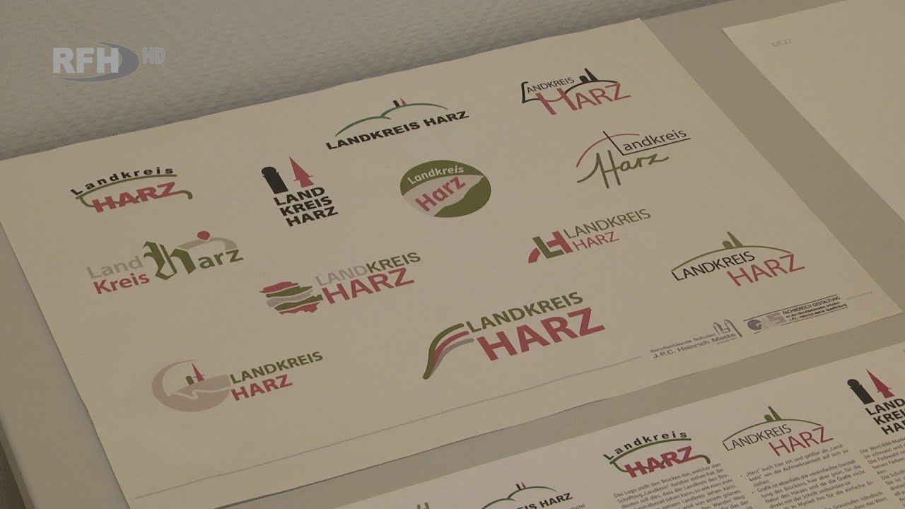Neues Logo für den Landkreis Harz - Landrat gibt Abstimmungsergebnisse bekannt - RFH aktuell