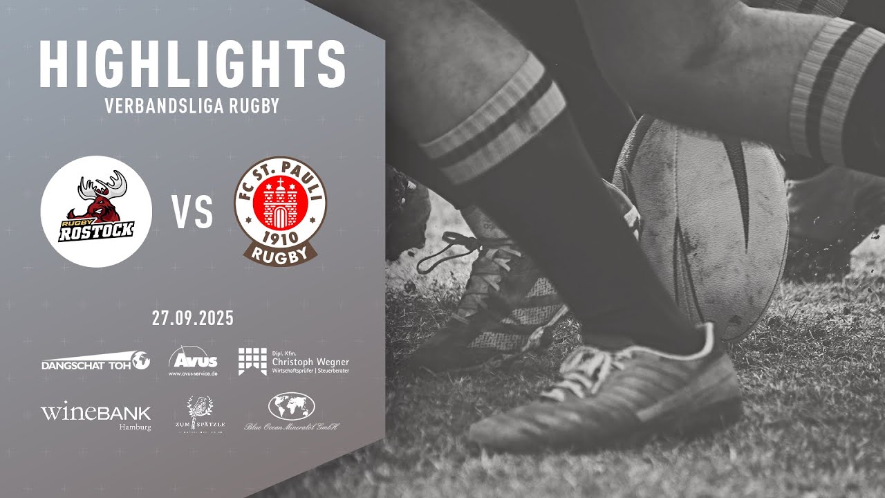 Verbandsliga Nord Staffel 2 Rugby Rostock vs FC St. Pauli - 27.09.2025
