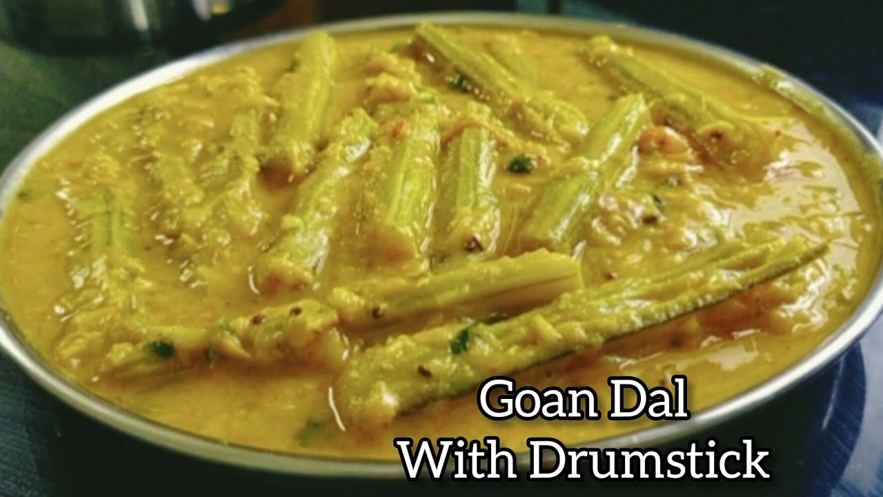 Goan Dal With Drumstick | Red Lentils And Drumstick Curry Recipe | #goanrecipe #fernscooking