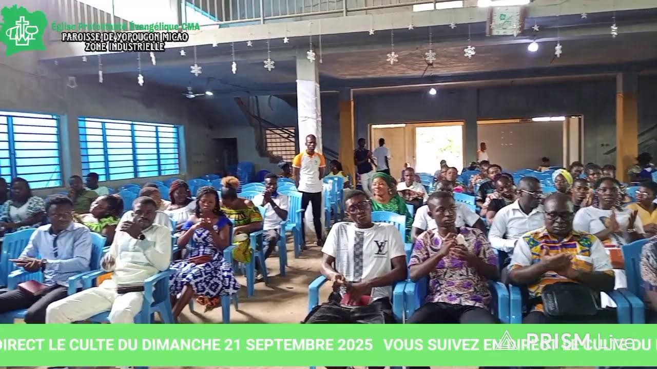 DIRECT CULTE DU DIMANCHE 21 SEPTEMBRE 2025 EN FRANÇAIS