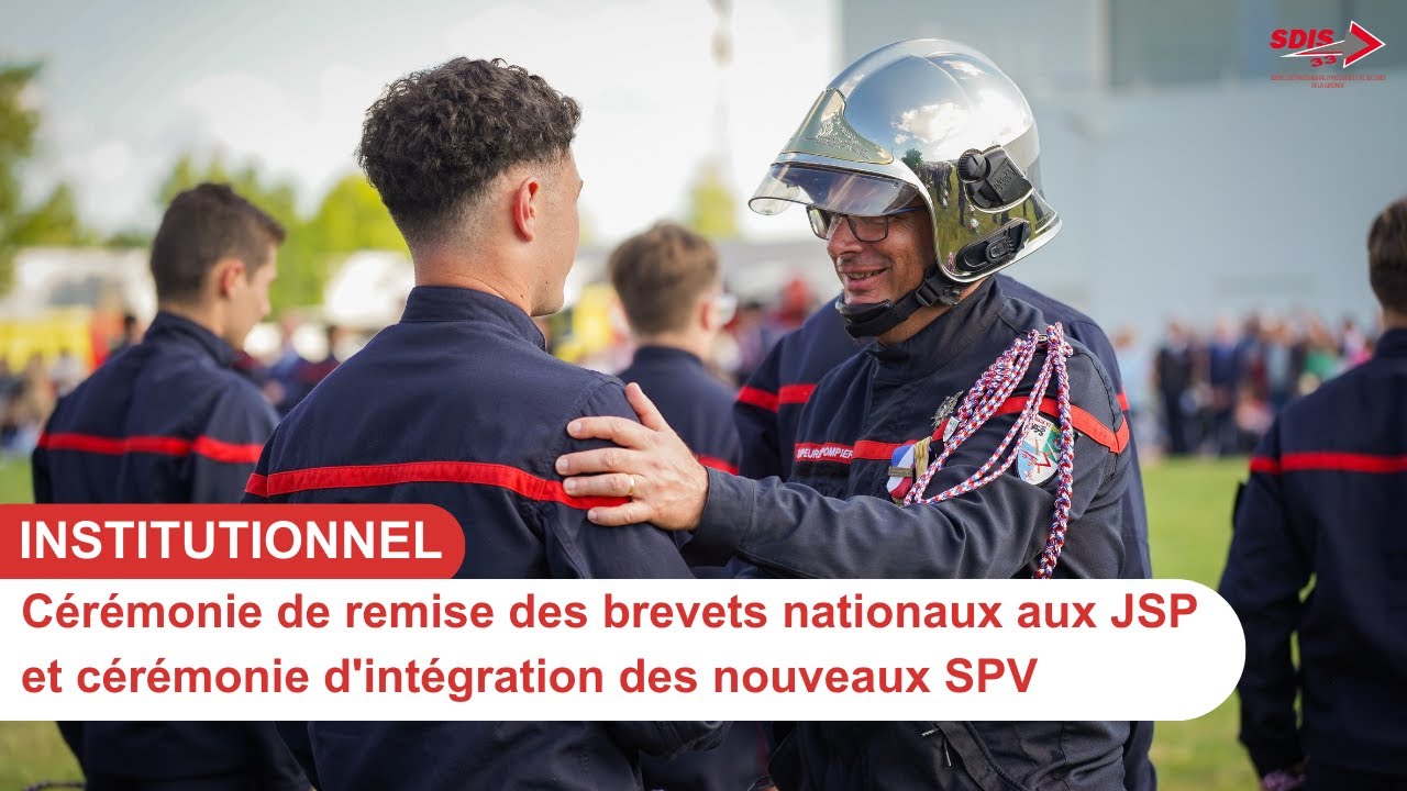 Cérémonie de remise des brevets nationaux aux JSP et cérémonie d'intégration des nouveaux SPV 2025