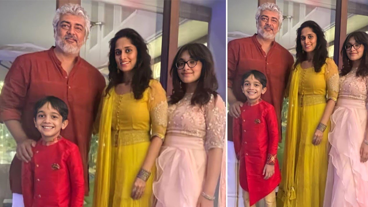 Thala Ajith Diwali Celebration With Family | Shalini Anoushka and Aadvik Diwali | Extrazoom