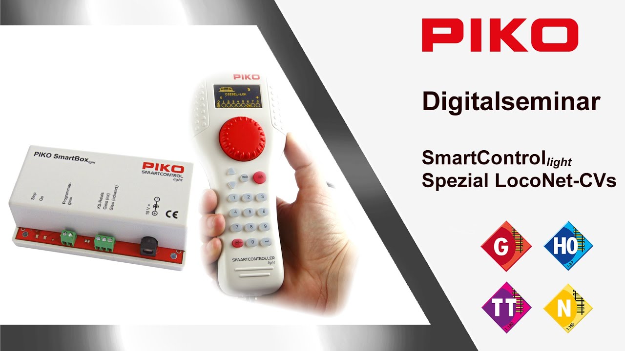 PIKO [D058] Digitalseminar SmartControl Light - Spezialeinstellungen der Zentrale über LocoNet-CVs