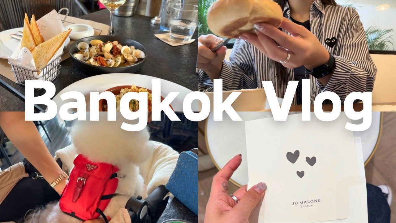 방콕직장인 브이로그🇹🇭ㅣ에까마이 치킨맛집👍🏻ㅣ운동하고 영어스터디하는 30대 해외직장인ㅣ프로님과 필드레슨⛳️ㅣ 🆕프라카농 카페 polli'sㅣ오랜만에 보미🐶ㅣ엠포리엄 조말론