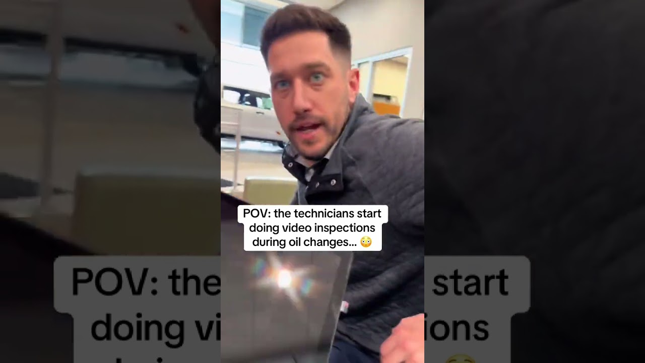Technician Video Inspection Gone WRONG.. #automobile #shorts