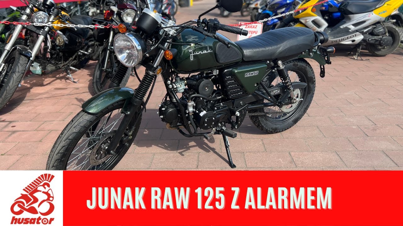 Junak RAW z silnikiem 125 z alarmem. Nowość w HUSATOR Opole