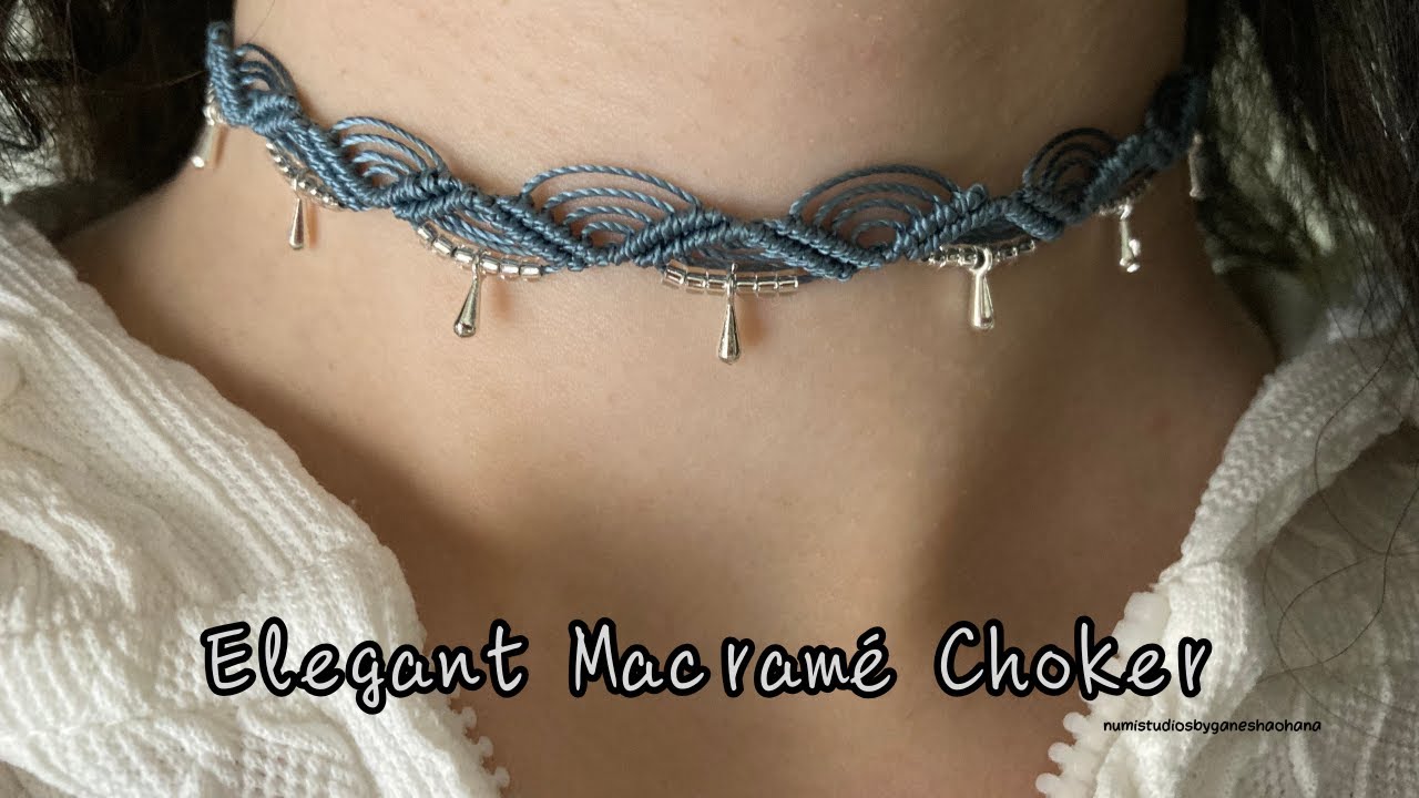 Elegant Macramé Choker Tutorial