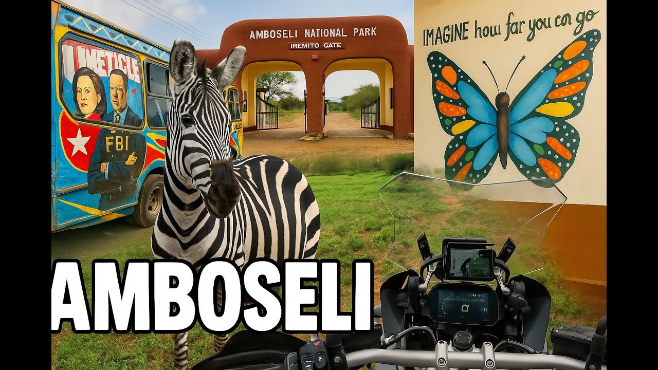 De Camino a Amboseli en Kenia - De Nairobi a Cape Town en Moto - S2 E03