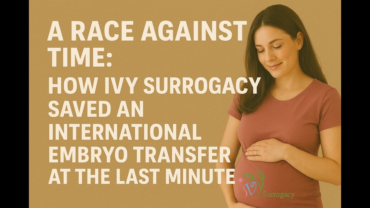 A Race Against Time: How Ivy Surrogacy Saved an International Embryo Transfer at the Last Minute