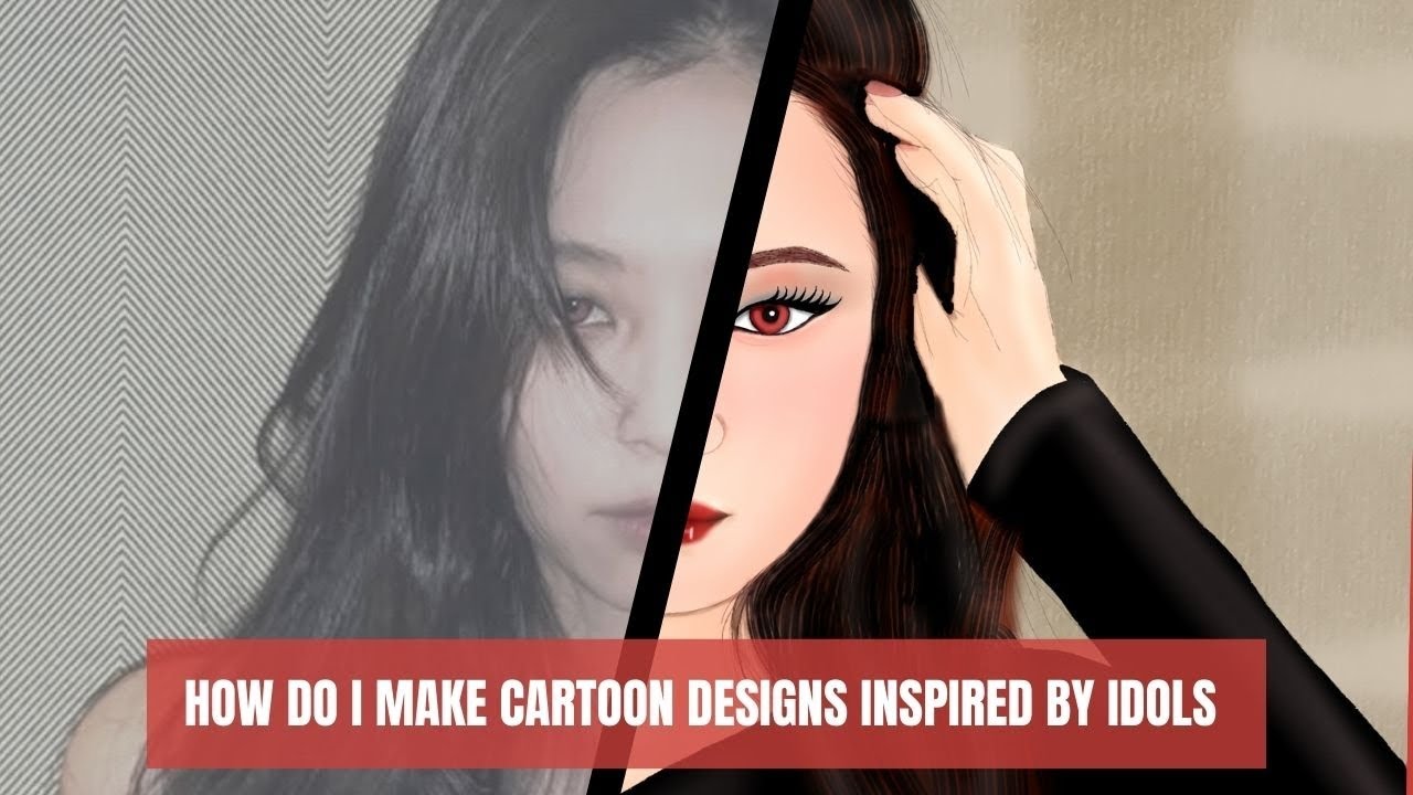 How I draw cartoon characters 🩷❄️ #cartoon  #art  #digitalart #blackpink #jennie #kpop 