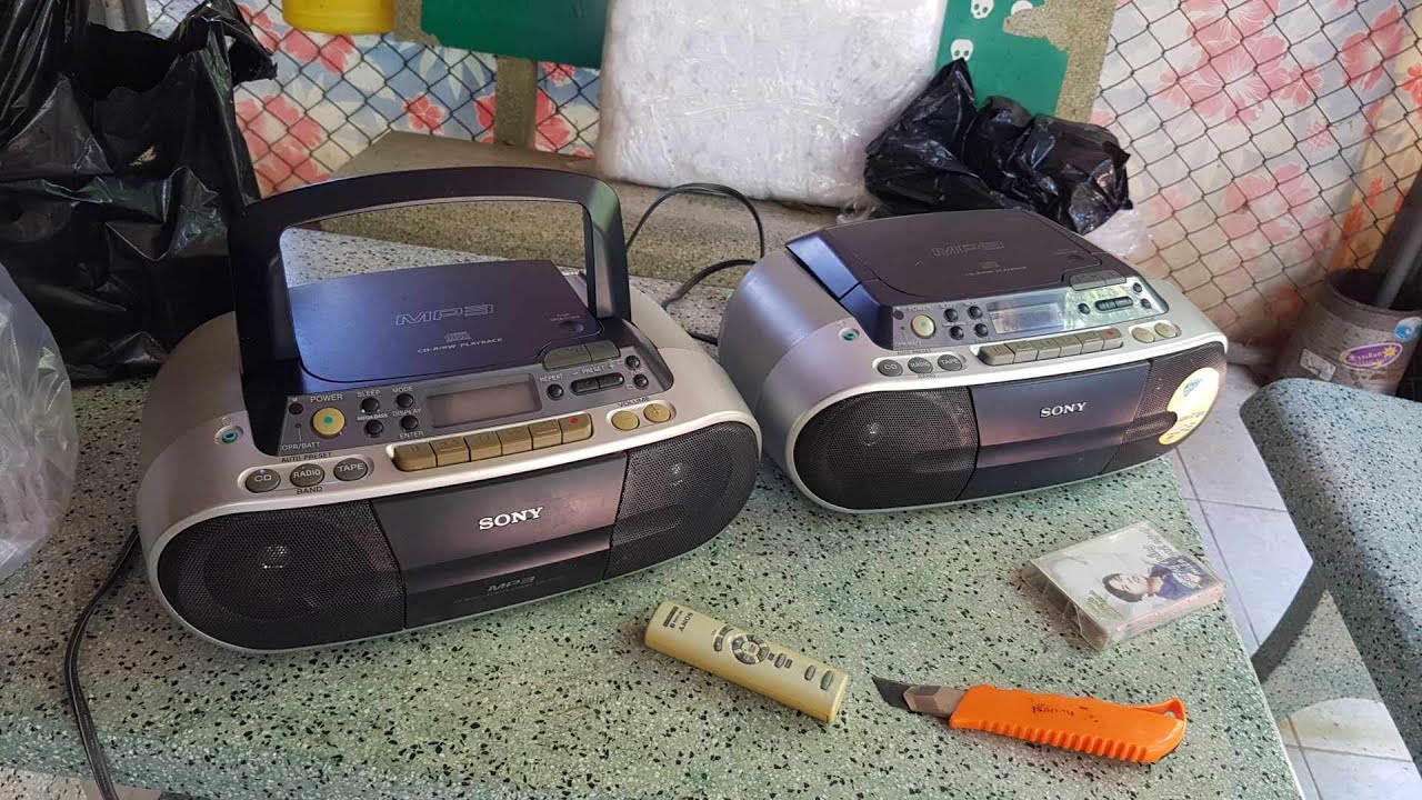 Khui hàng và test thử máy Cassette Sony CFD-S03CP cổ lỗ sĩ... _  20.11.2023.