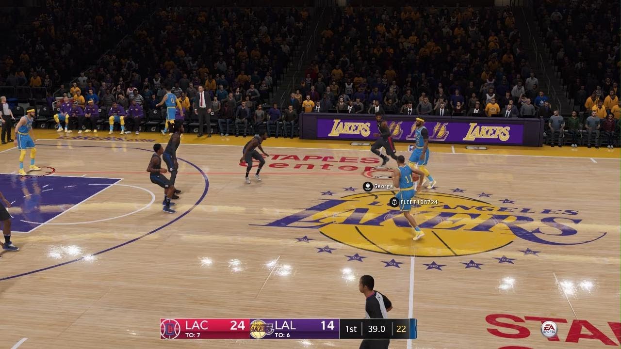 NBA LIVE 19 Online, Clippers vs. Lakers...x FLEET198724