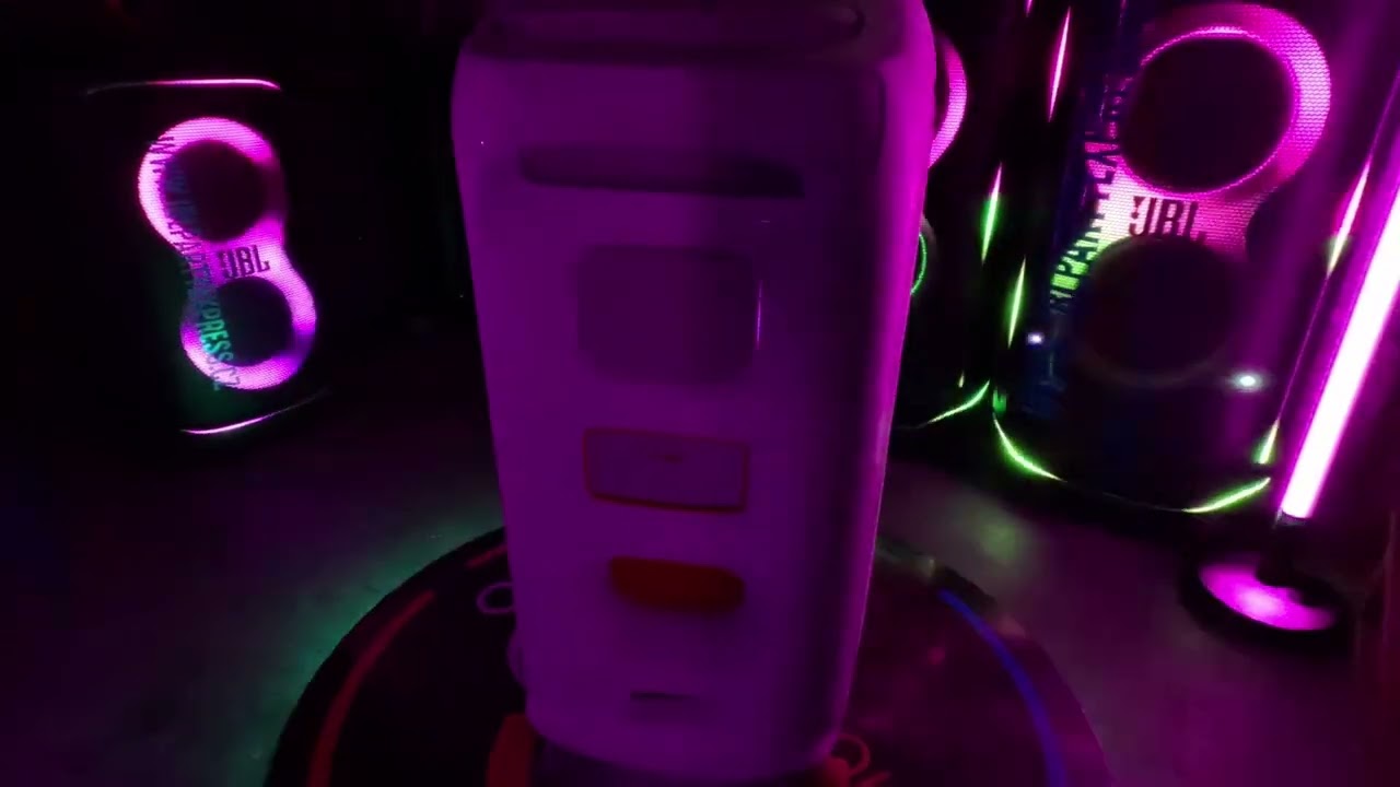new jbl partybox stage light pohoto booth spin 360