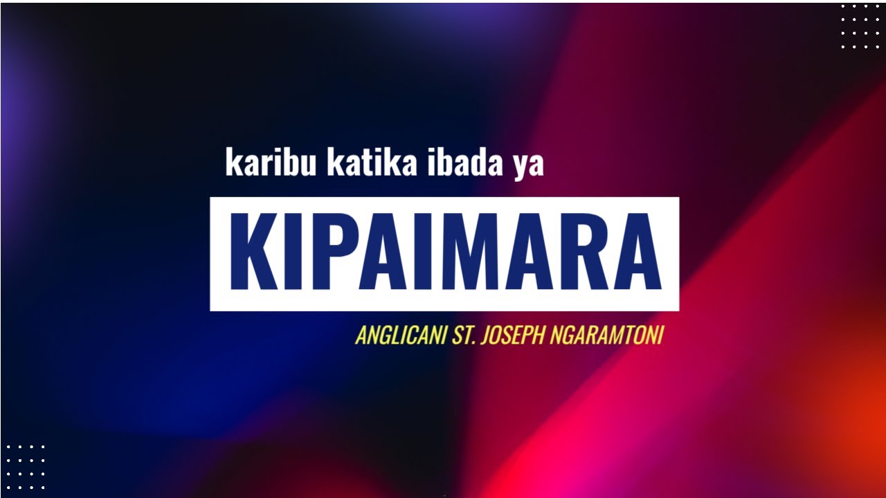 IBADA YA JUMAPILI / 19 0CTOBER 2025