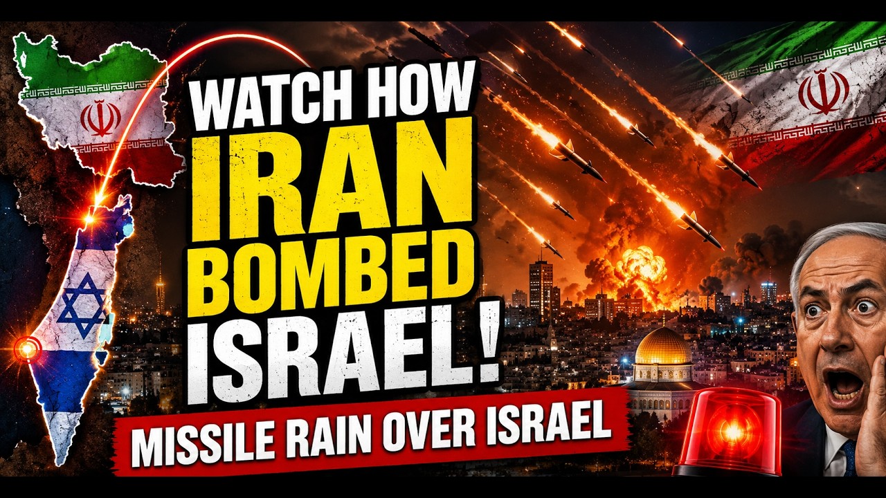 Iran Attack Israel LIVE | Exclusive FOOTAGE | Iran launches missiles towards Israel - IRGC