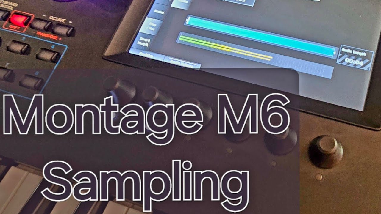 Yamaha Montage - Sampling, Importing samples, and USB Format