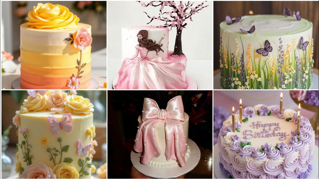 Gorgeous and very creative birthday cake decorations ideas for girls.