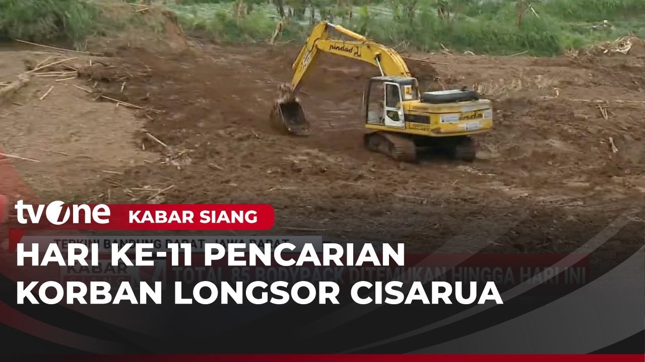 85 Bodypack Korban Longsor di Cisarua telah Ditemukan hingga hari Ini | Kabar Siang
