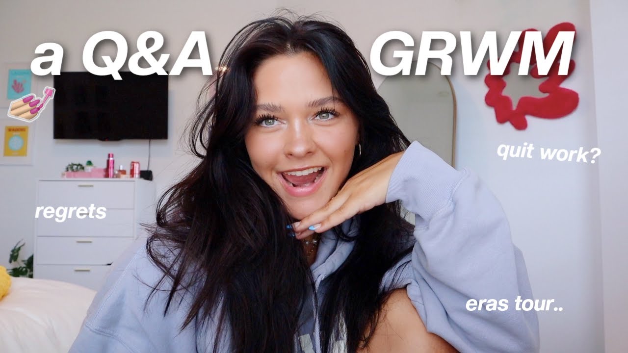 grwm as I answer all your questions 💄