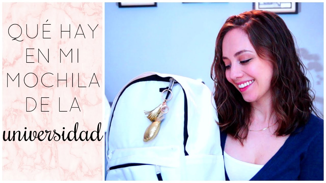 Qué hay en mi mochila de la universidad | Julieta Jareda